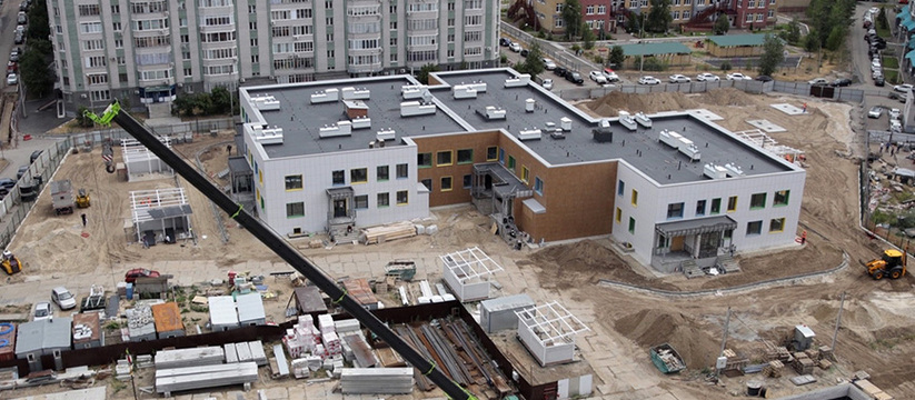 Строительство детского сада, расположенного на улице Адоратского в Казани, завершено на 78%