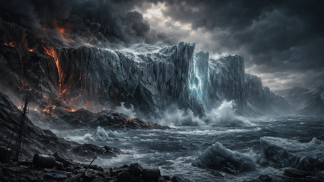 Научное сообщество бьёт тревогу: ледник «Судного дня» пришёл в движение и может привести к катастрофе Антарктический ледник Туэйтса, известный как «л...