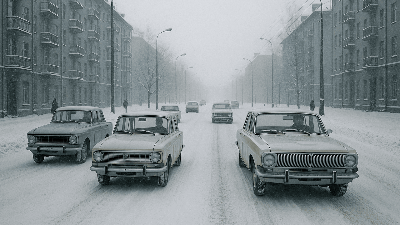 Как советские водители ездили на летней резине зимой: поделился шофёр из СССР Когда-то зимняя езда без специальных шин считал...