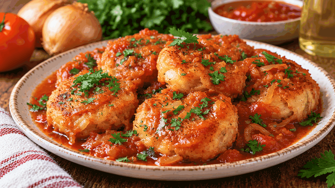 Как приготовить нежные луковые котлеты с манкой...