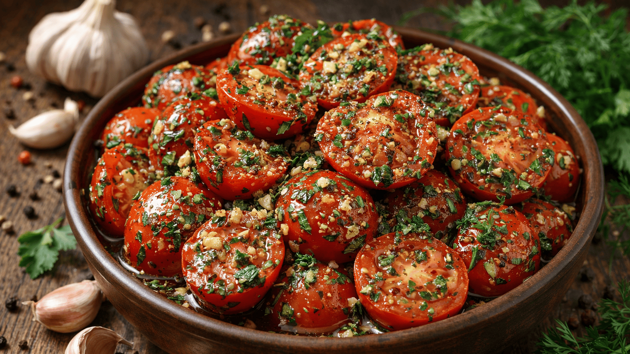 Стоит один раз залить обычные помидоры ароматно...