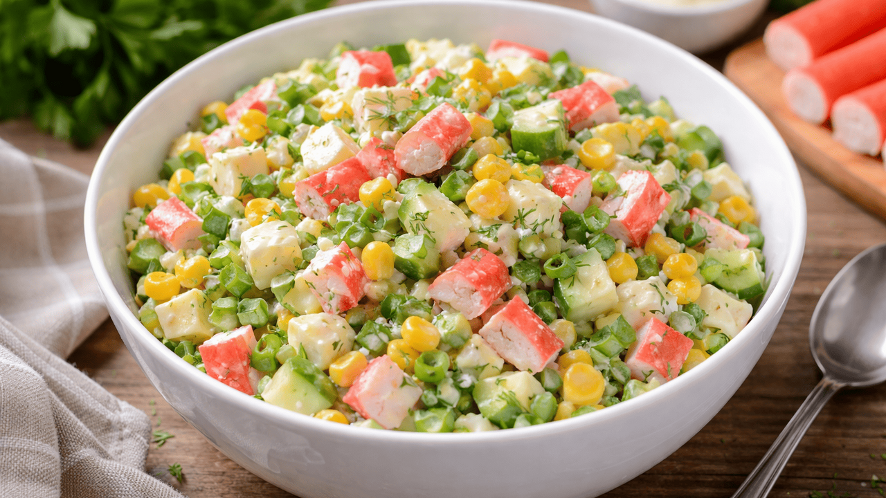 Этот простой салат из доступных ингредиентов го...