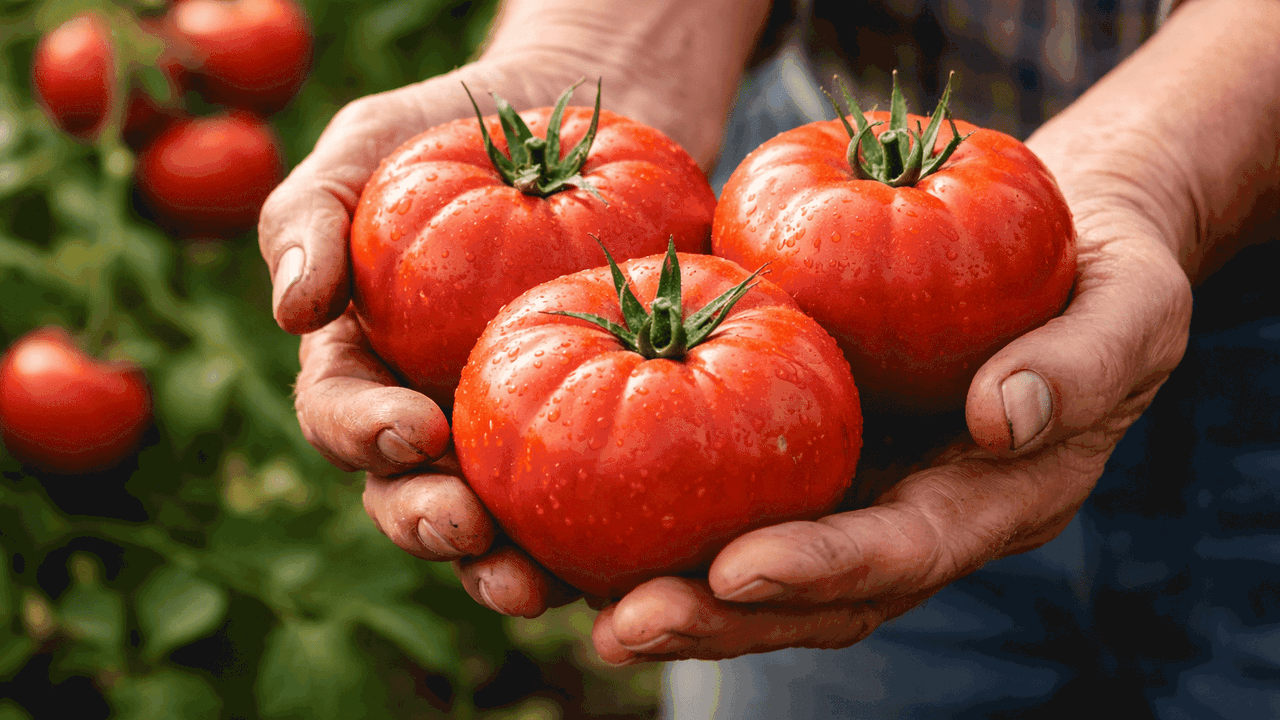 После высадки томатов в теплицу важно не спешит...