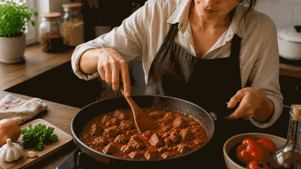 Гуляш получается жестким даже после часа тушения: какое мясо зря режут слишком мелко Говядина в гуляше может оставаться жесткой даже...