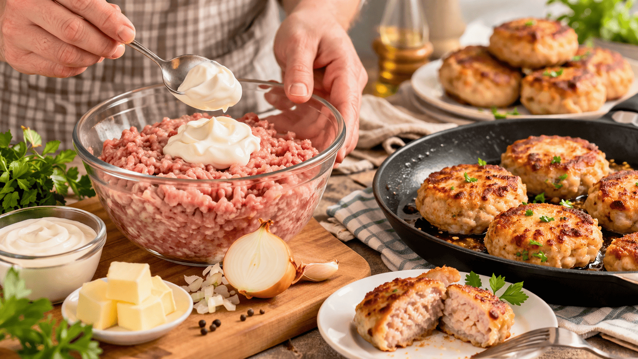 Домашние котлеты могут быть сочными и мягкими н...