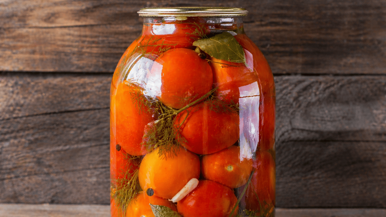 Консервация томатов без использования пастериза...