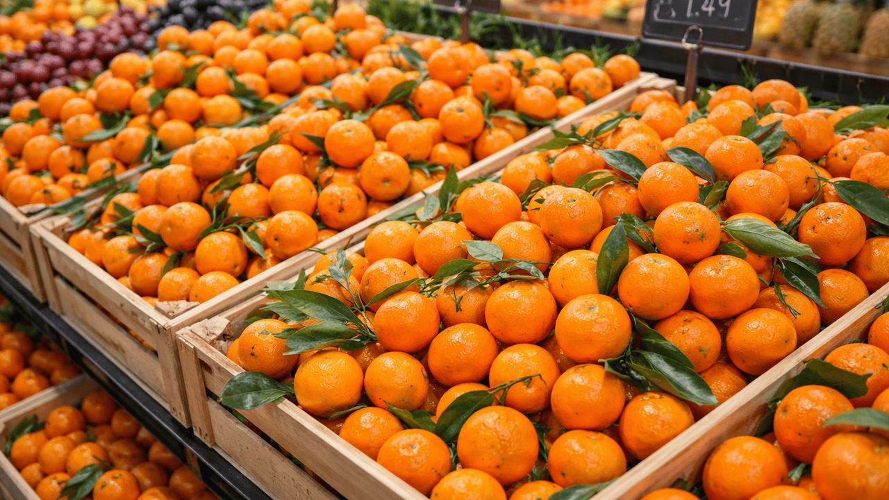Яркие мандарины на витрине не всегда радуют вку...