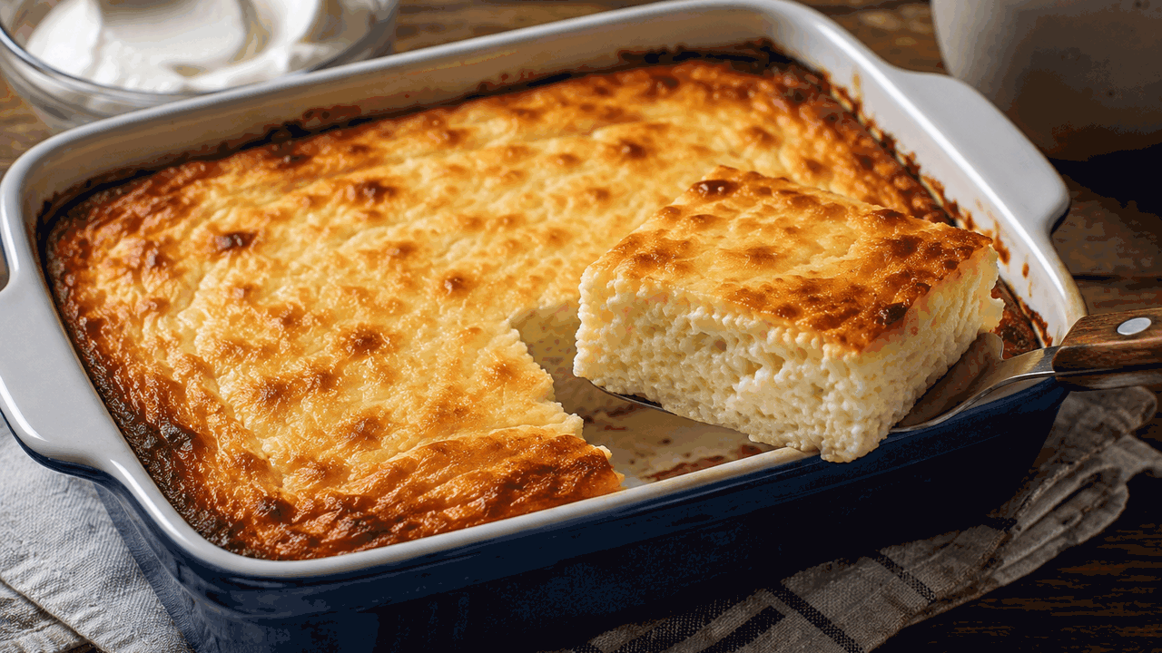 Запеканка из 3 ингредиентов: вкус как у нежного чизкейка Когда хочется сладкого к чаю, но нет желания во...