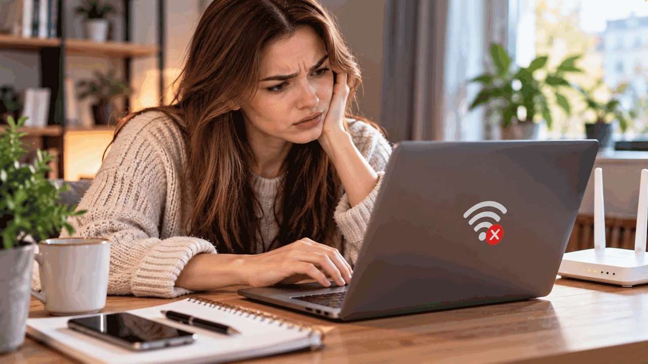 Что делать, если ноутбук подключился к Wi-Fi, н...