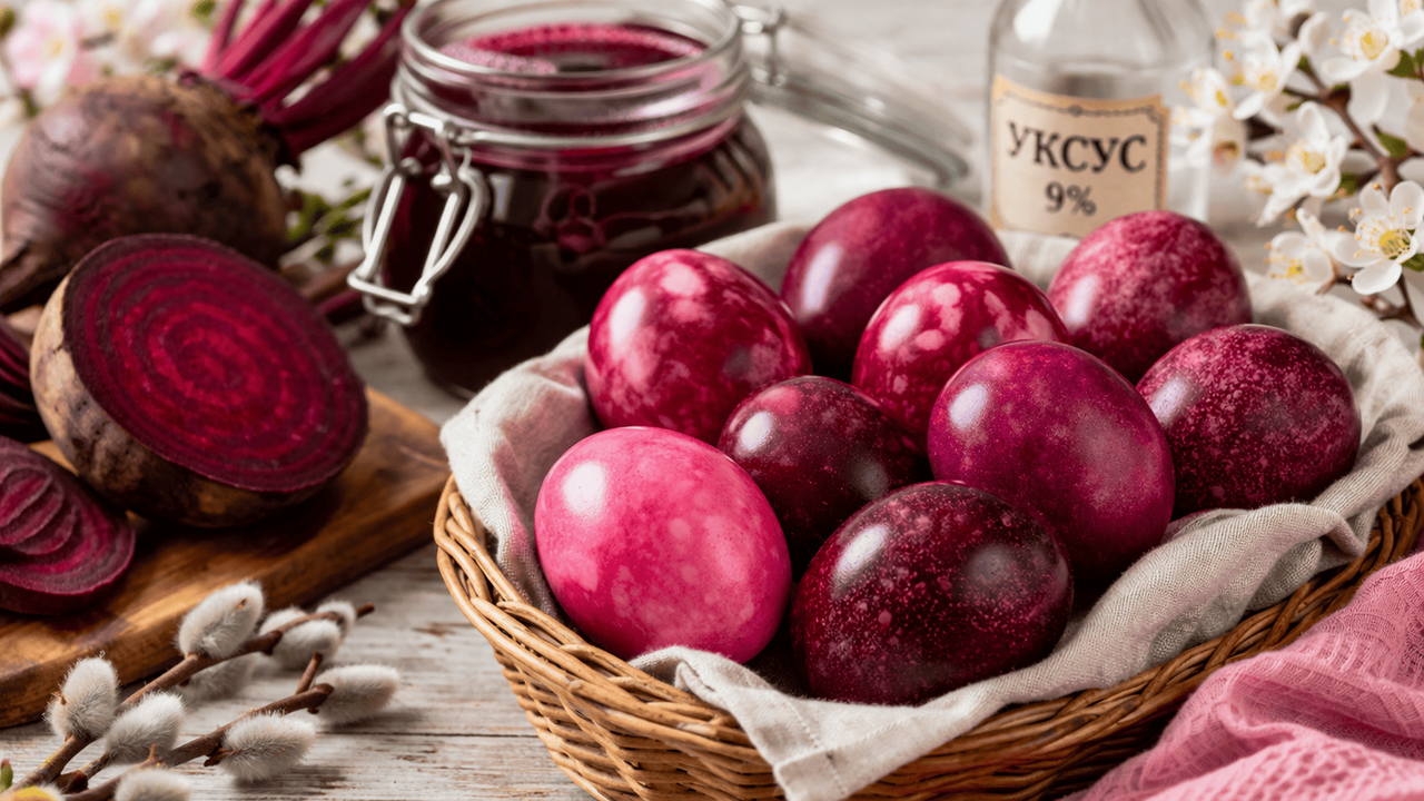 Обычная свёкла в паре с уксусом превращает пасх...