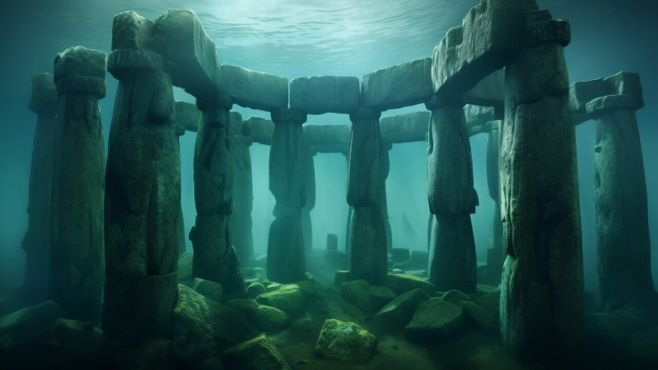 В прибрежных водах Атлантического океана, у бер...