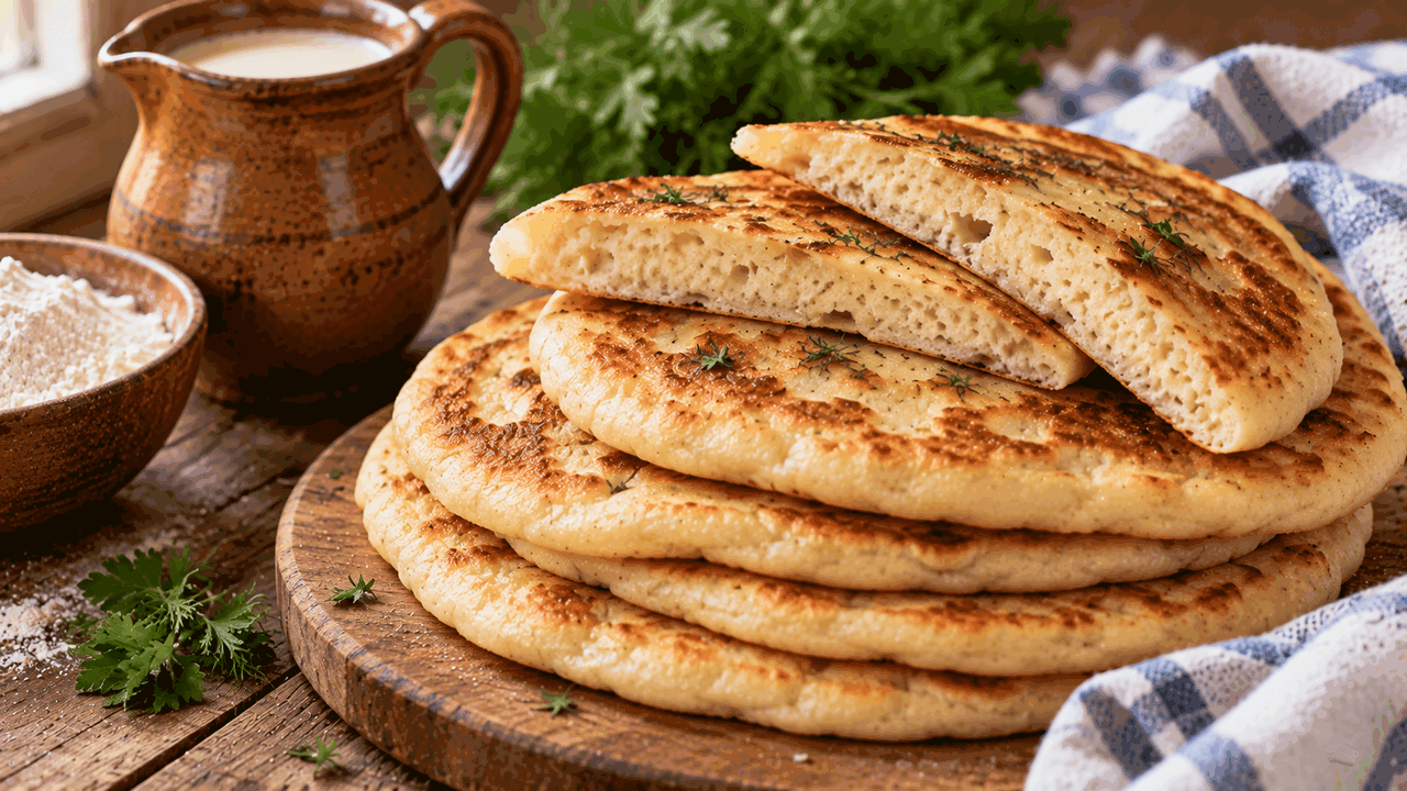 Из ряженки можно приготовить мягкие лепешки на ...