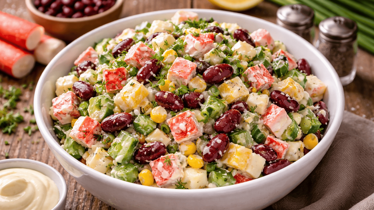 Этот простой салат из доступных ингредиентов го...