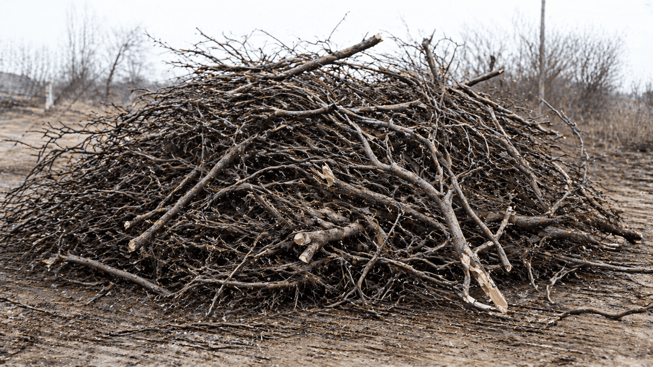 Обрезанные ветки, которые многие без сожаления ...