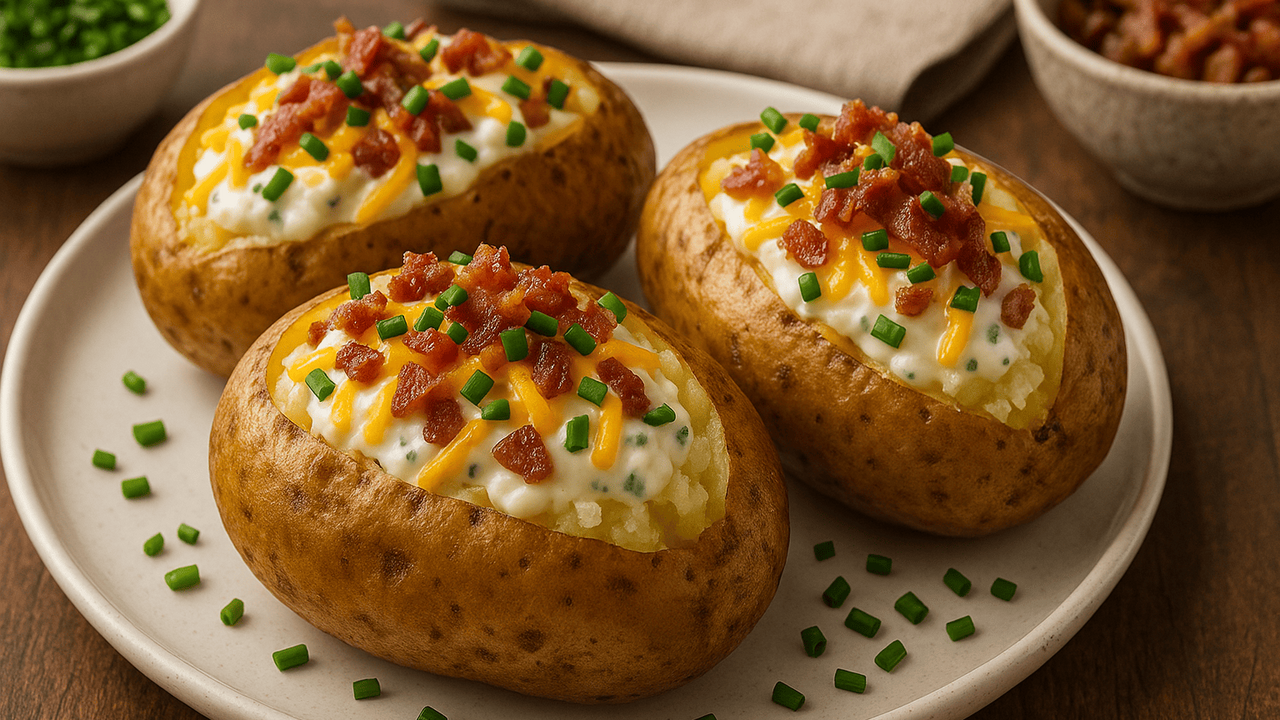 Запечённый картофель с начинкой: простой гарнир превращается в полноценное блюдо Привычный картофель способен удивлять — стоит л...
