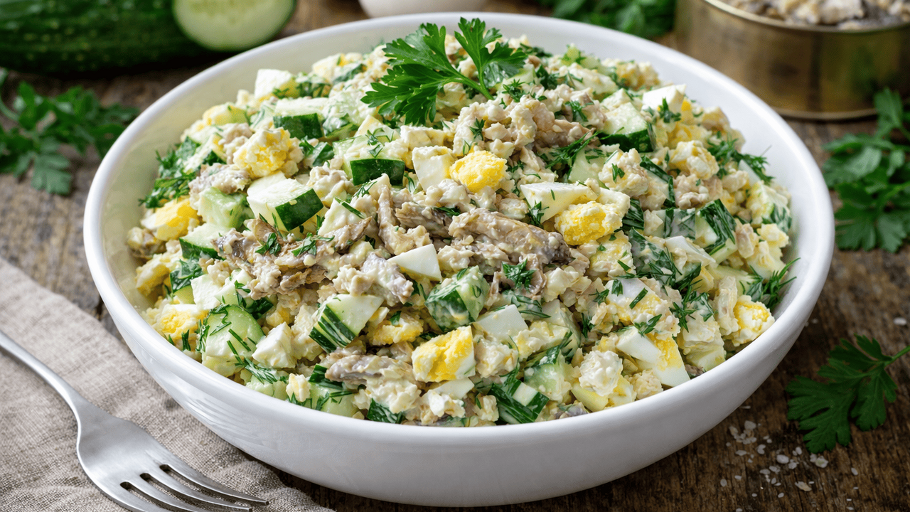 Салат, который многие помнят с детства, снова с...