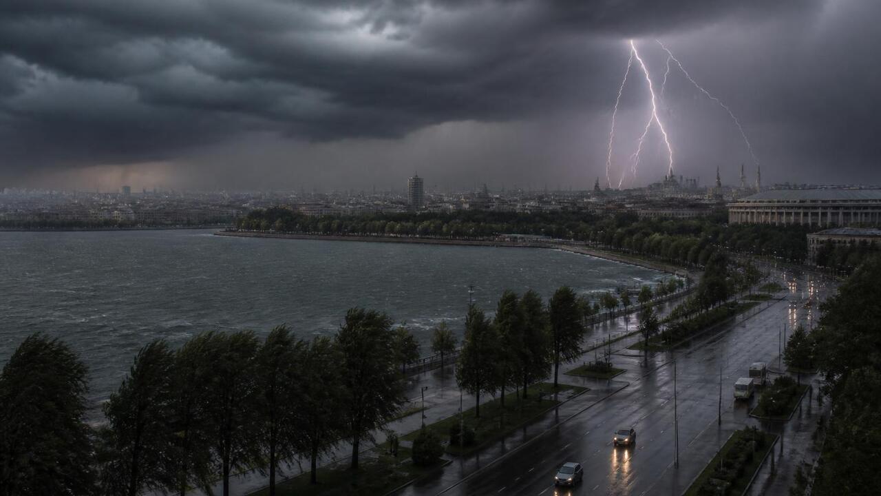 МЧС предупреждает о сильном дожде, грозе и ветр...