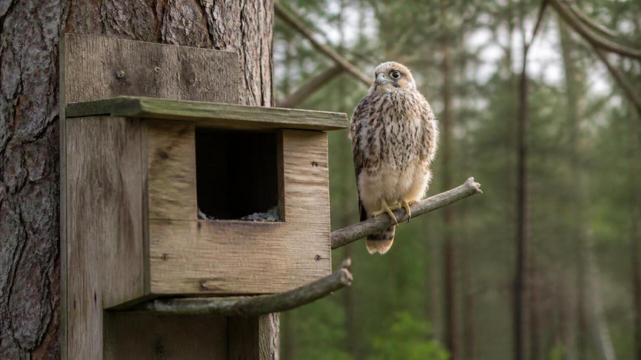 В Татарстане выпустили еще пять птенцов сокола-...