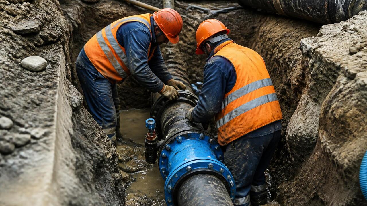 Водоканал Казани с начала года восстановил почти 4 км сетей Казанский Водоканал отремонтировал почти 4 км с...