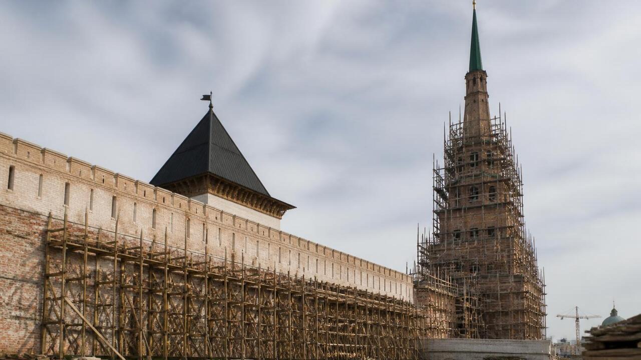 Башню Сююмбике и стены Казанского кремля отреставрируют за 976 млн рублей Реставрация башни Сююмбике и стен Казанского кр...