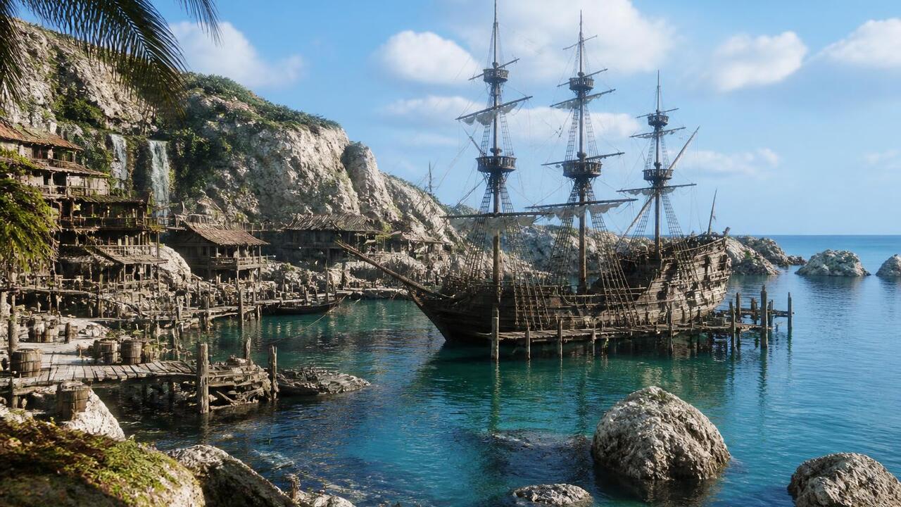 Corsair Cove: градостроительный симулятор пиратов вышел Вышел пиратский градостроительный симулятор Cor...