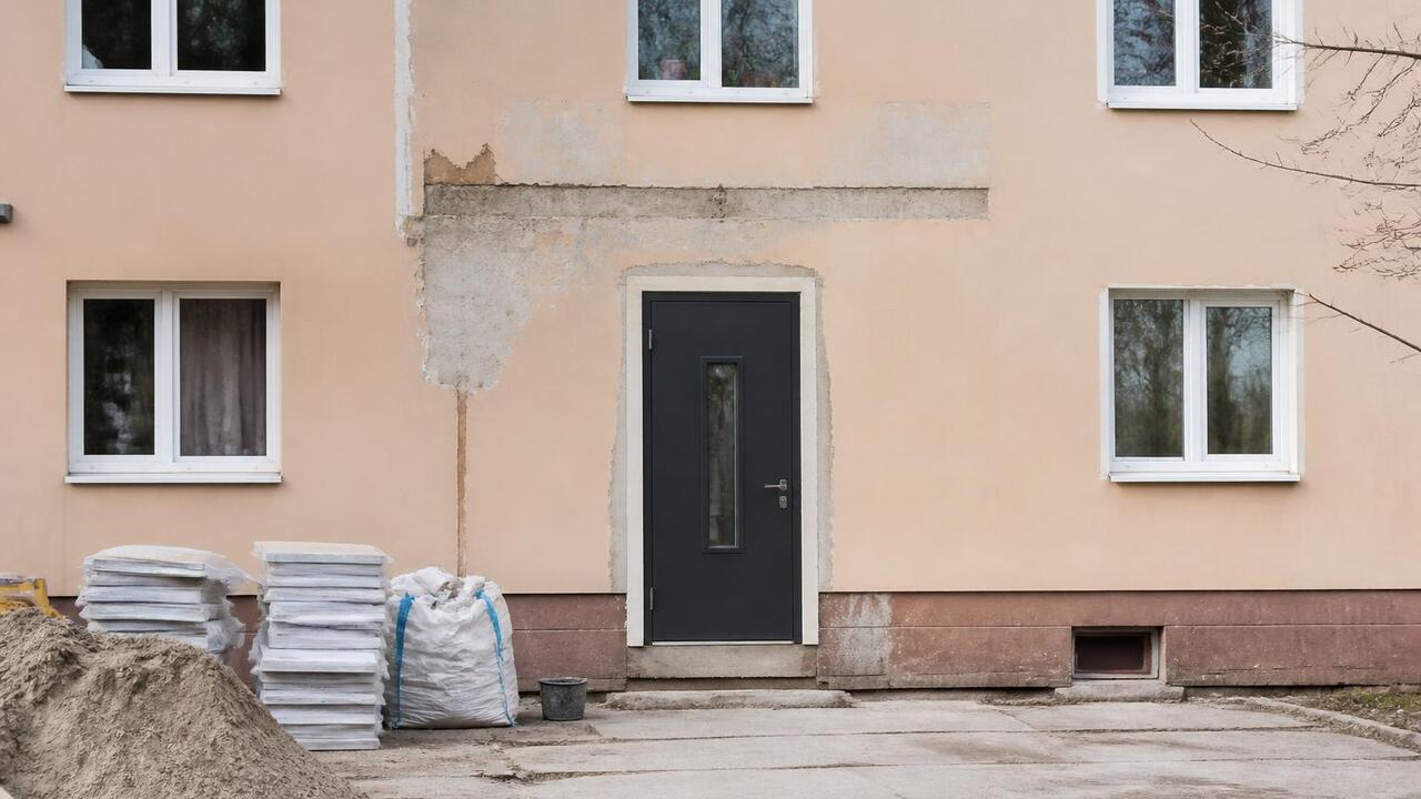 В Челнах жительница самовольно оборудовала отдельный вход в подъезд Жительница Набережных Челнов самовольно сделала...