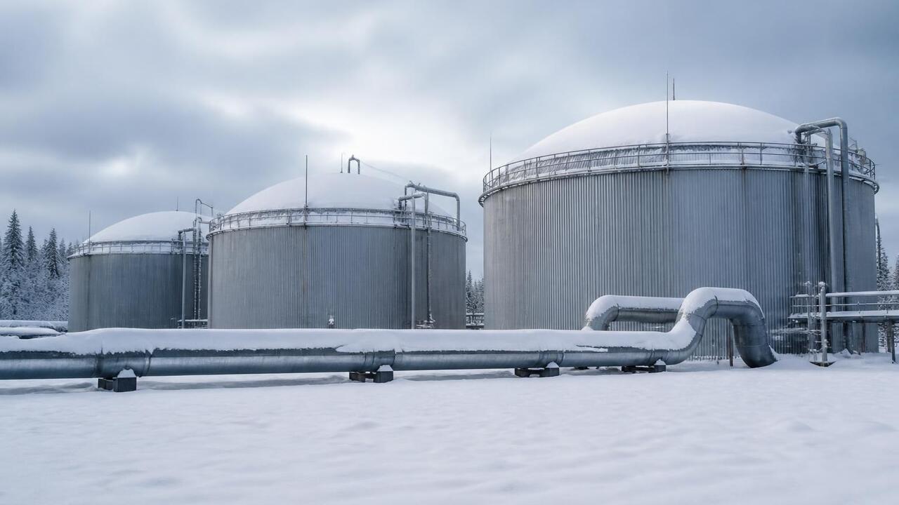 Запасы газа в хранилищах Евросоюза в 2026 году ...