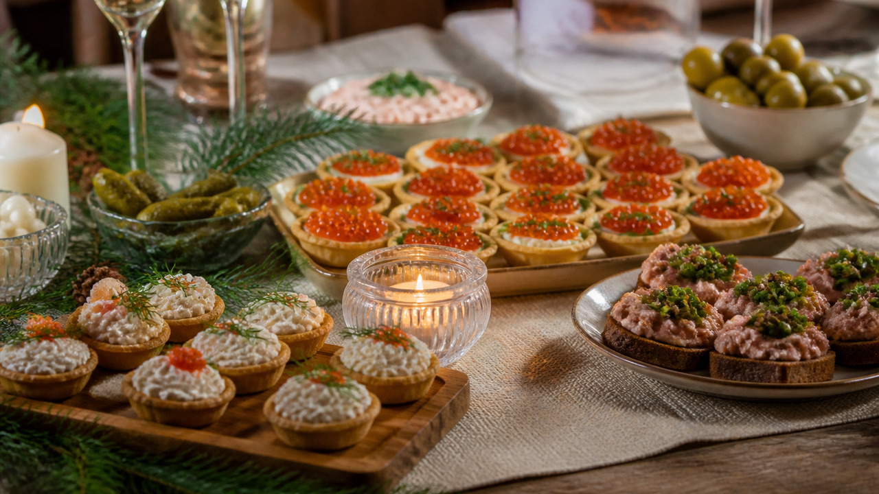 Какими продуктами заменить красную икру к празд...