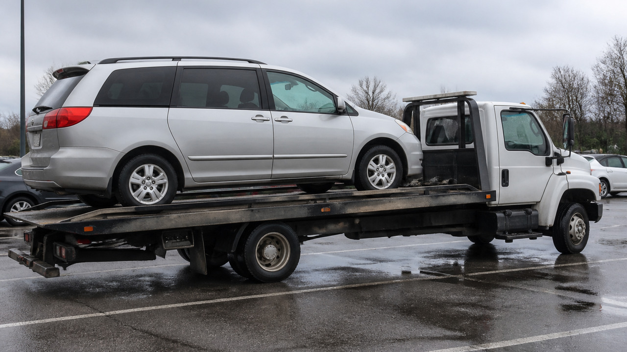 Судебные приставы арестовали минивэн Mercedes-B...