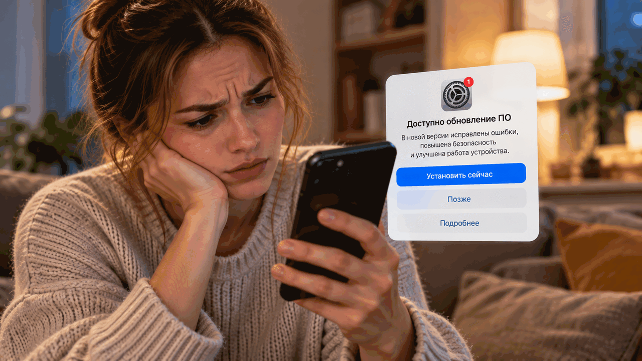 Телефон неделями просит установить обновление: что будет, если постоянно нажимать «позже» Что произойдет, если постоянно откладывать обно...