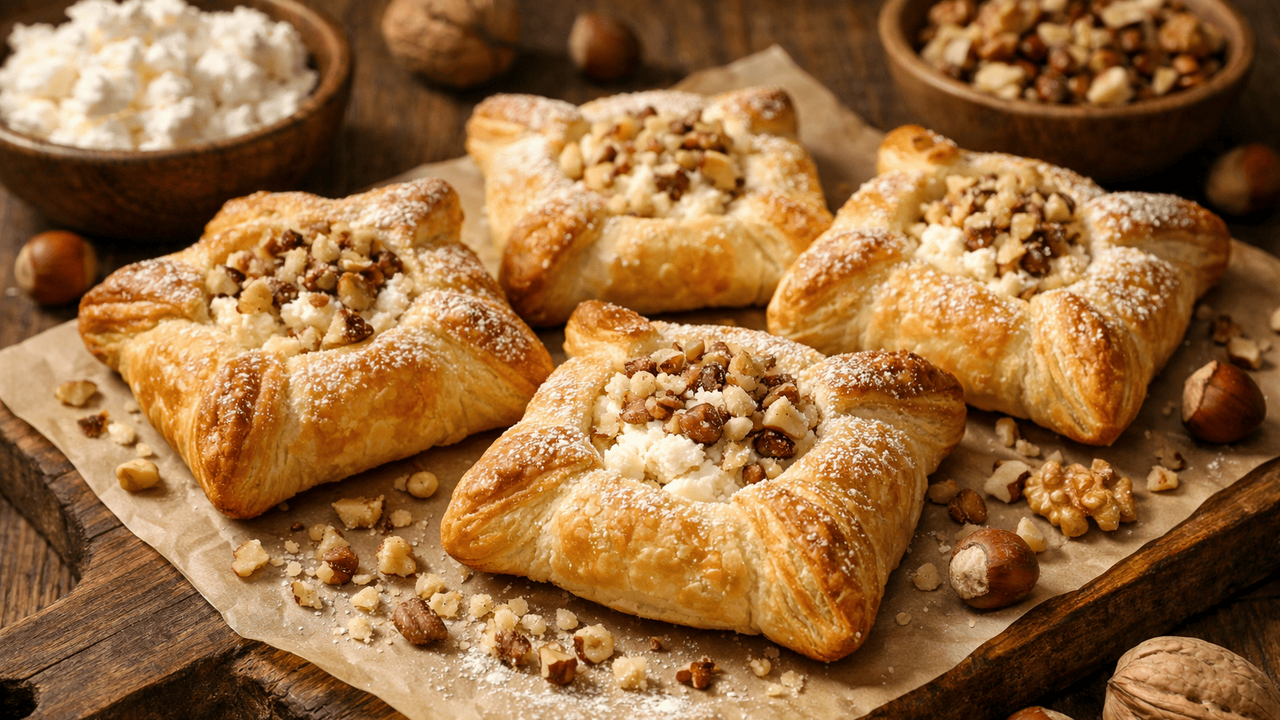 Ленивый рецепт, который покоряет всех: пачка творога и немного орехов — и «сладкий стол» готов всего за 20 минут Хрустящие снаружи и нежные внутри «подушечки» с...