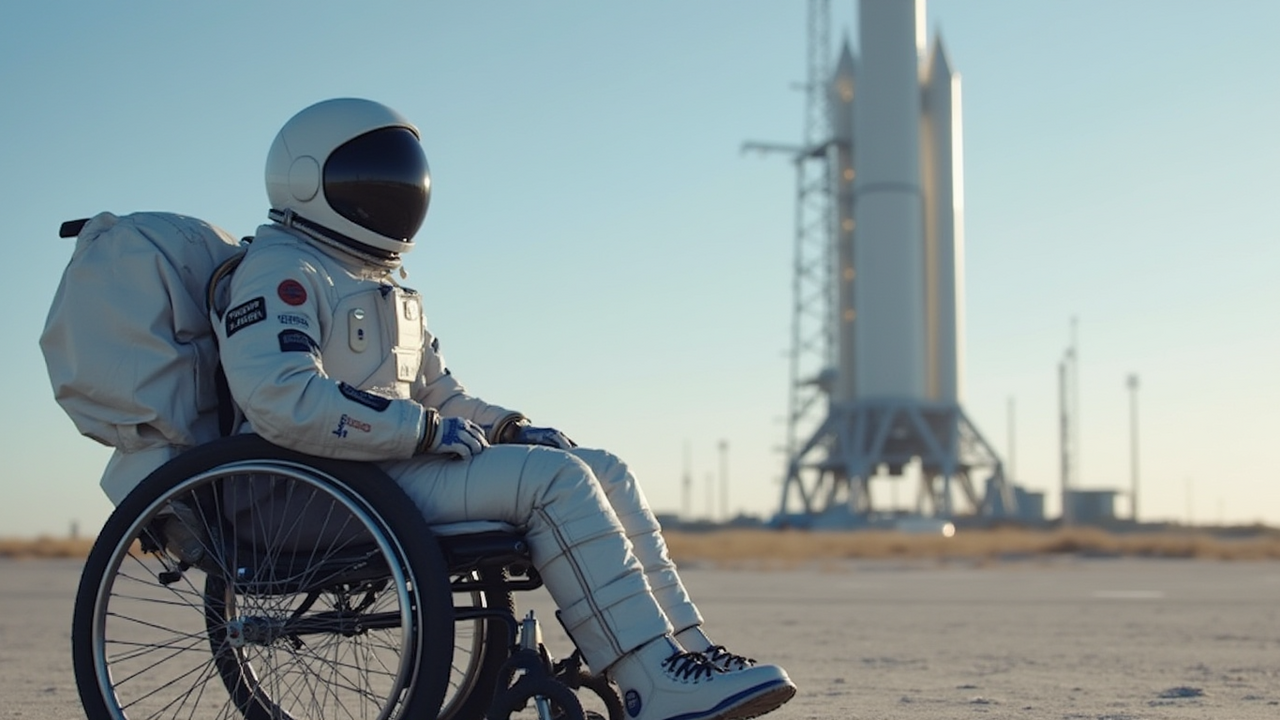 Компания Blue Origin отправит в космос первого человека в инвалидном кресле Компания Blue Origin объявила о подготовке к ва...