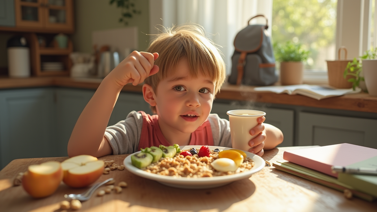 Рацион ребёнка играет ключевую роль в его физич...