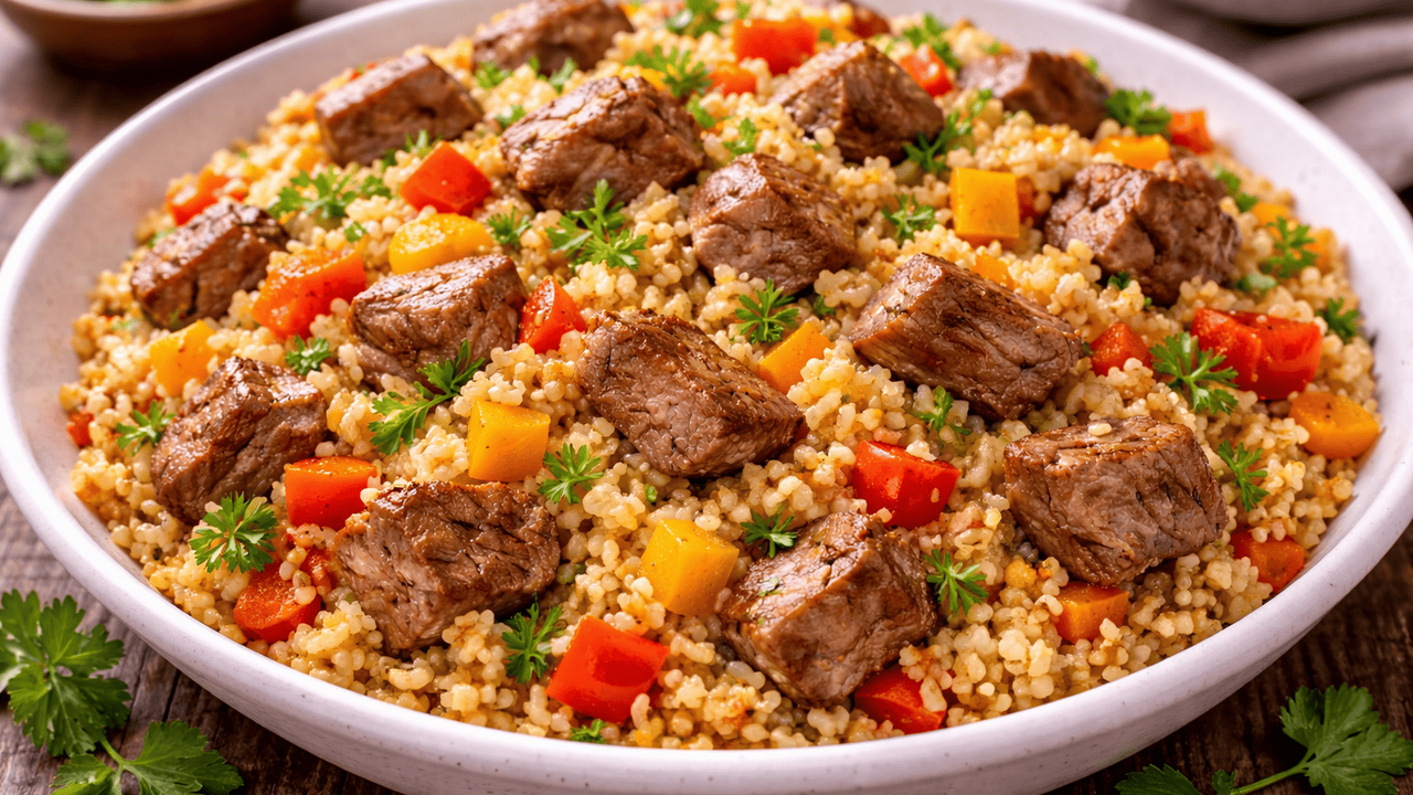 Попробуйте приготовить этот ароматный булгур с ...