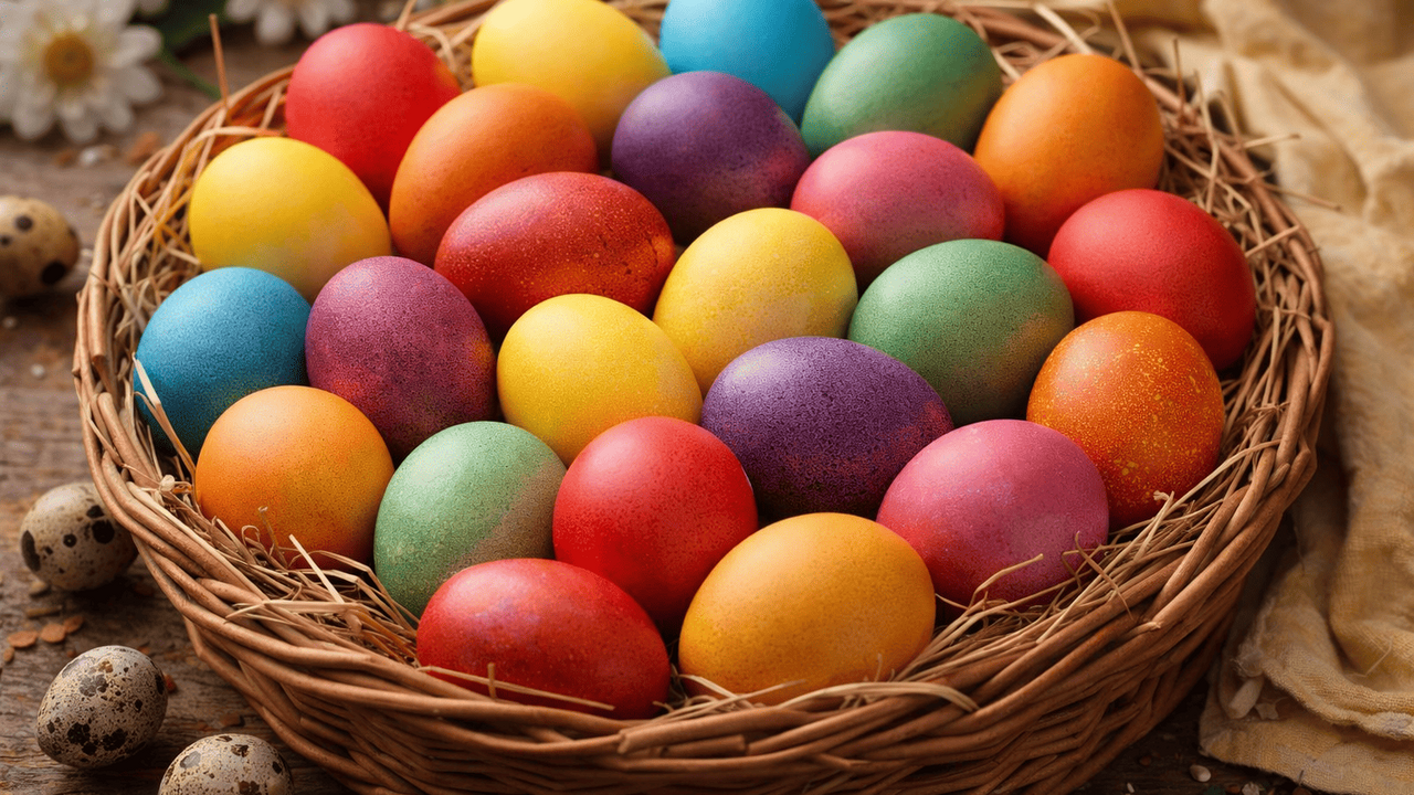 Свёкла способна превратить обычные пасхальные я...