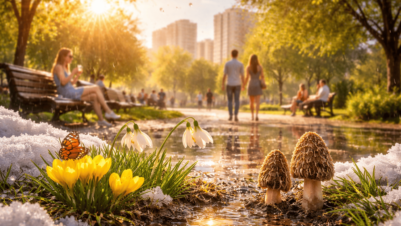 Жара начнется в апреле: что прогнозируют синоптики на месяц Но вместе с теплом приходит и типичный фронталь...