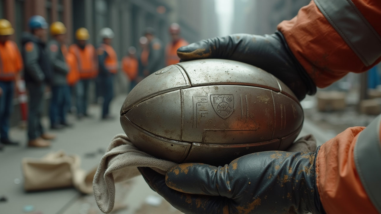 Во время работ на стройплощадке в Нью-Йорке раб...