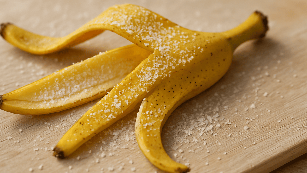 Банановую кожуру посыпаю солью — весь ноябрь наслаждаюсь своей смекалкой: лучший лайфхак для лентяев Банановая кожура — доступный и экологичный исто...