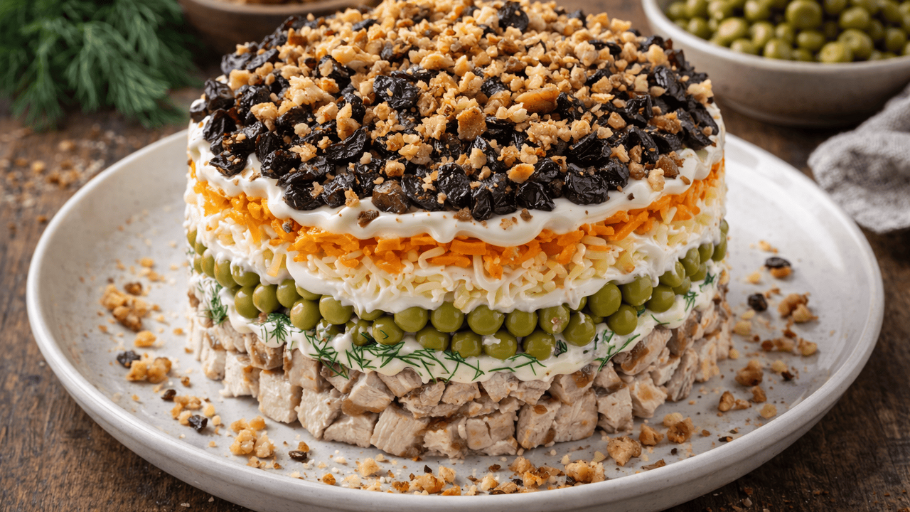 Салат «Прага», родившийся как ресторанный делик...