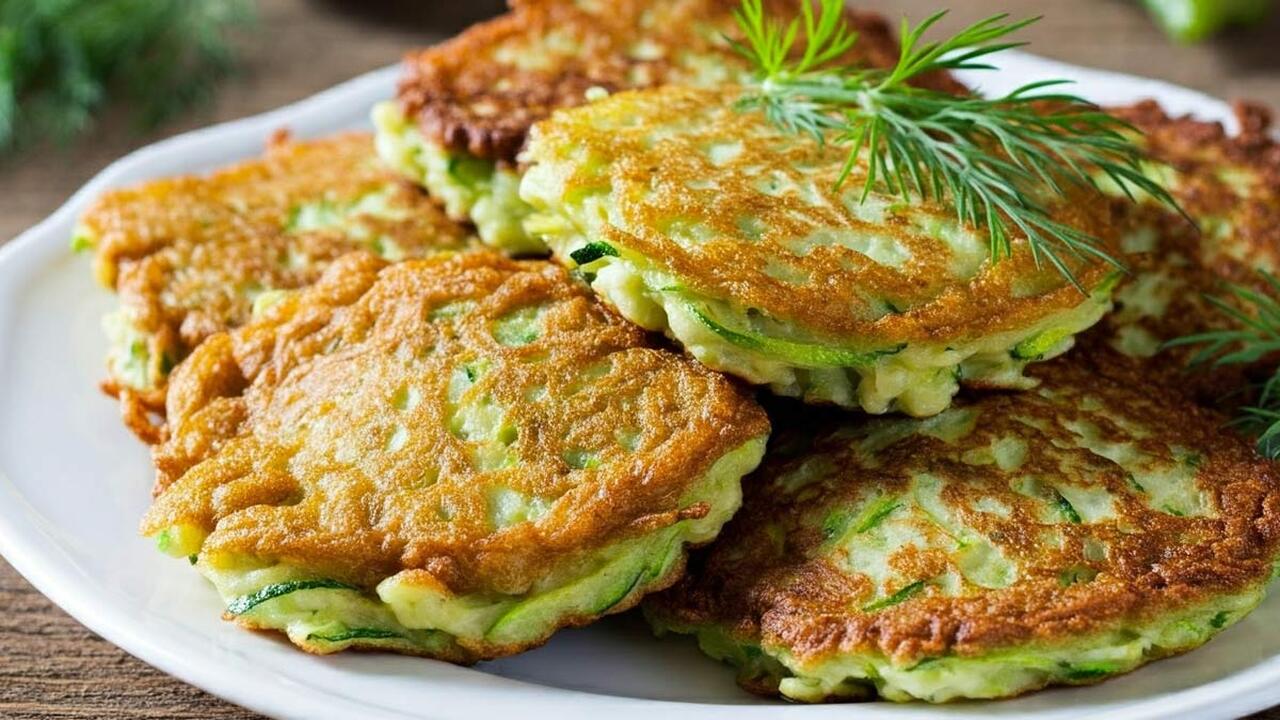Кабачковые оладьи с хитростью: для хруста и вкуса кладу в них 1 плод — никакой клейкости и водянистости не будет Летом, когда кабачки появляются в каждом огород...