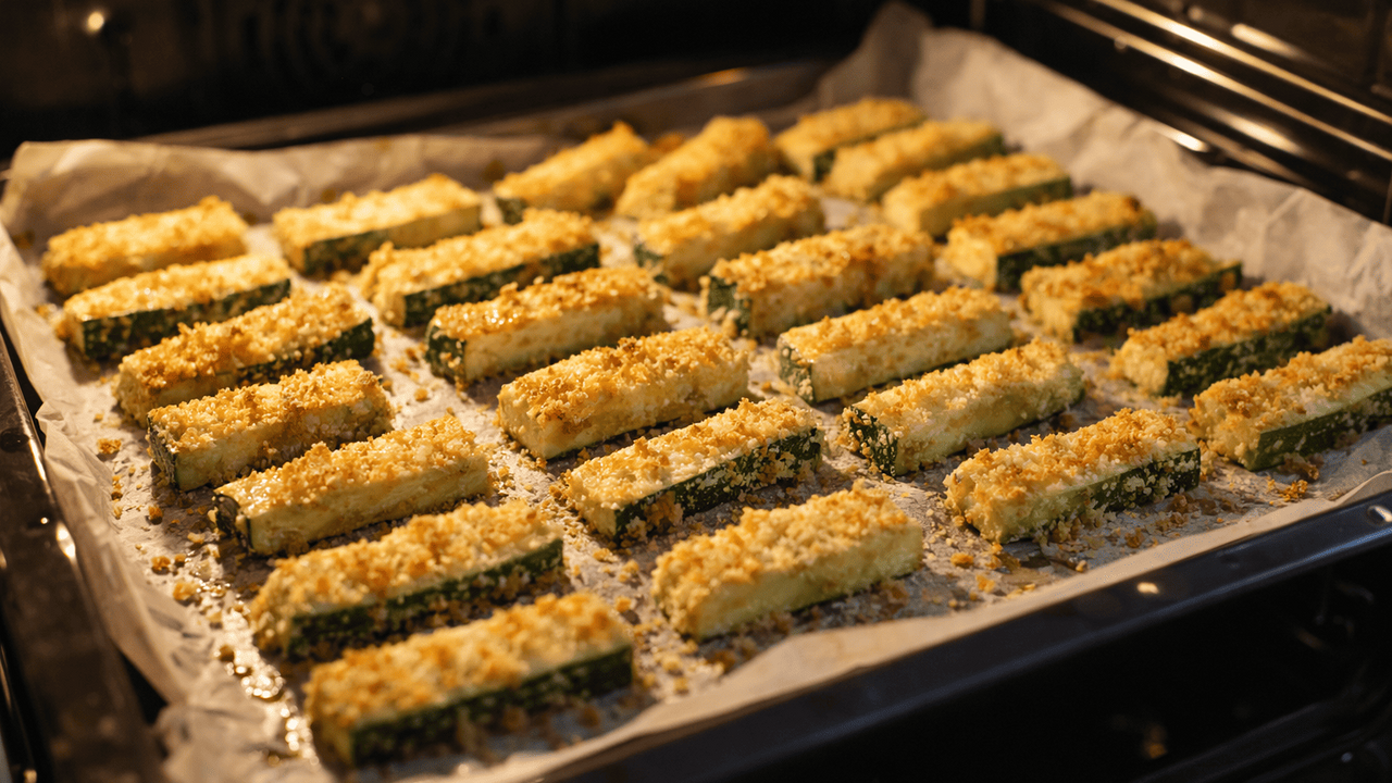 Хрустящие снаружи и нежные внутри кабачковые па...