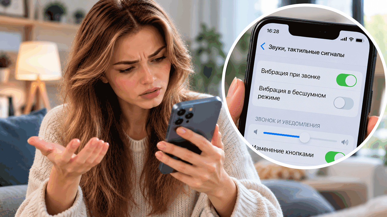 Почему телефон перестал вибрировать при входящи...