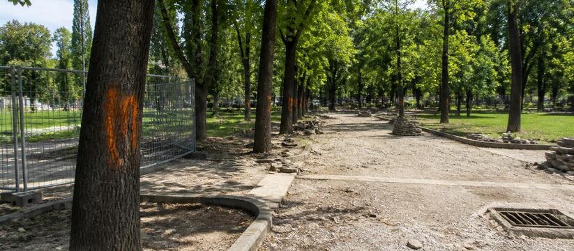 В Казани началось благоустройство сквера «Тебри...