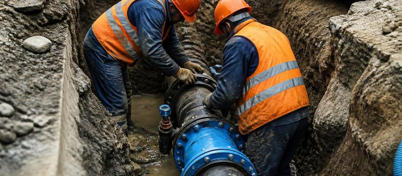 Водоканал Казани с начала года восстановил почти 4 км сетей Казанский Водоканал отремонтировал почти 4 км с...