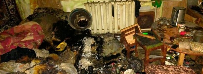 В Казани на пожаре в пятиэтажном доме погиб мужчина
