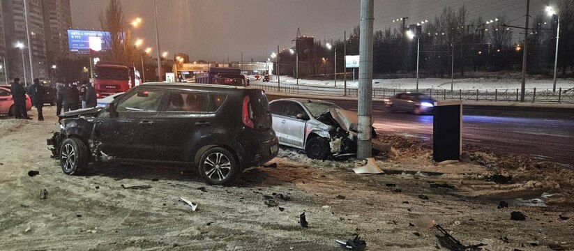 На проспекте Победы в Казани водитель Volkswage...