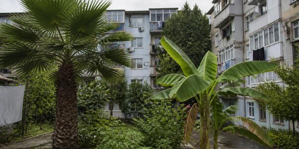 В Татарстане во дворе многоквартирного дома рас...