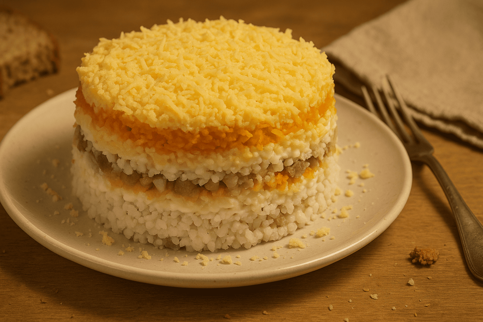 Салат «Севастопольский»: очень вкусная замена «Селёдке под шубой» — небанально и идеально на Новогодний стол