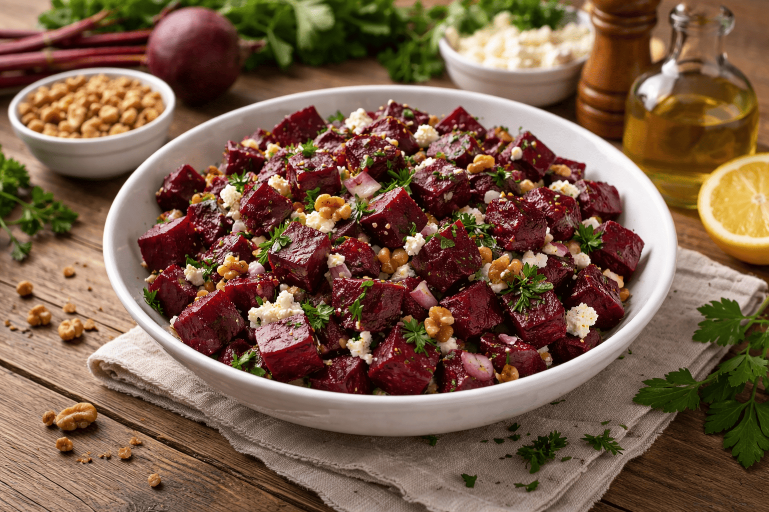 Вкусный салат со свеклой: гостей от него за уши не оттащить — легкий и быстрый домашний рецепт