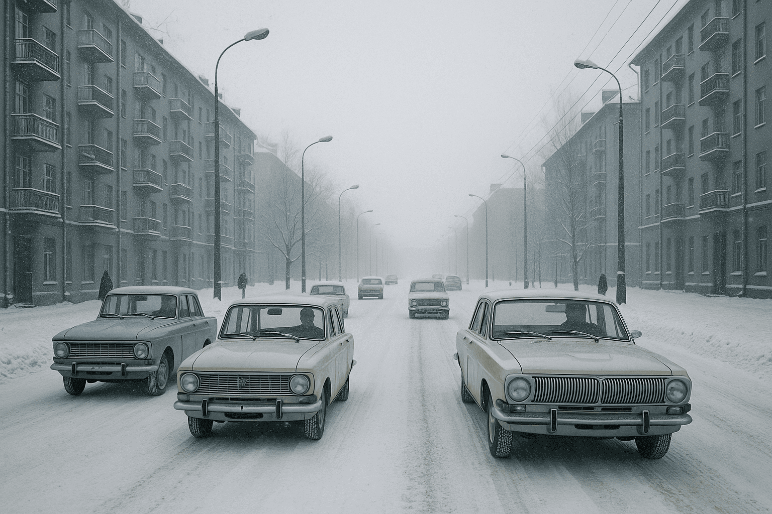 Как советские водители ездили на летней резине зимой: поведал шофёр из СССР